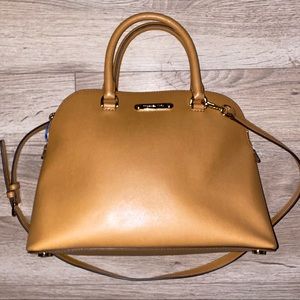Michael Kors Tan Leather Dome Purse